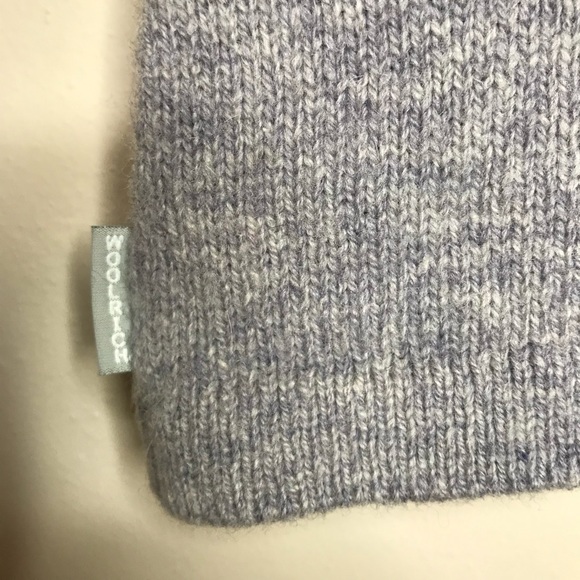 Woolrich Women’s 1/4 Zip Gray Sweater Large Wool - Picture 5 of 7